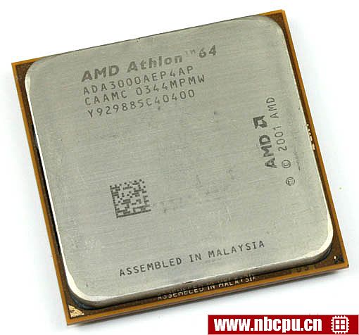 AMD Athlon 64 3000+ - ADA3000AEP4AP / ADA3000BOX