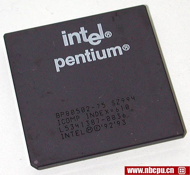 Intel Pentium 75 - BP8050275 / BP80502-75