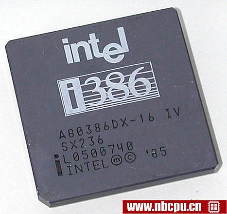 Intel A80386DX-16 IV