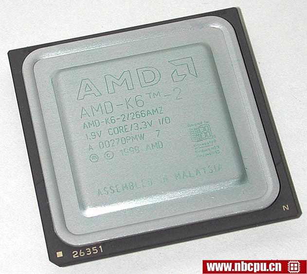 AMD K6-2e 266 MHz - AMD-K6-2E/266AMZ / AMD-K6-2/266AMZ