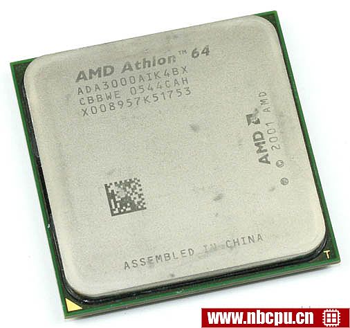 AMD Athlon 64 3000+ - ADA3000AIK4BX / ADA3000BXBOX