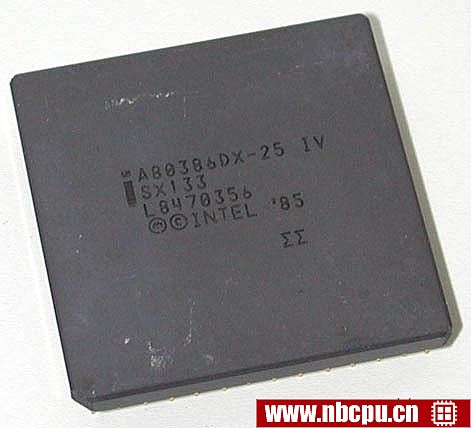 Intel A80386DX-25 IV