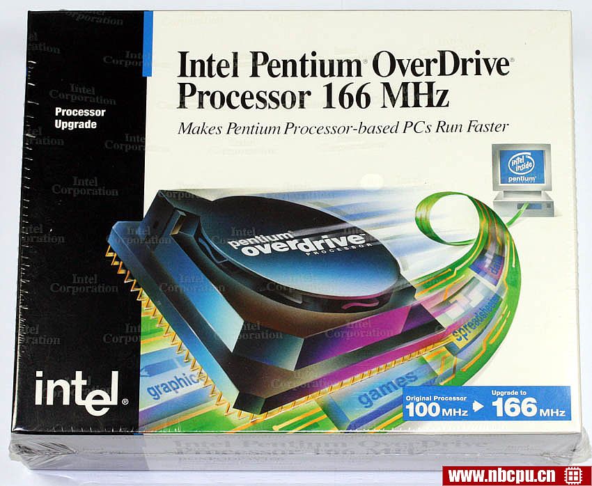 Intel Pentium overdrive 166 - PODP3V166 / BOXPODP3V166