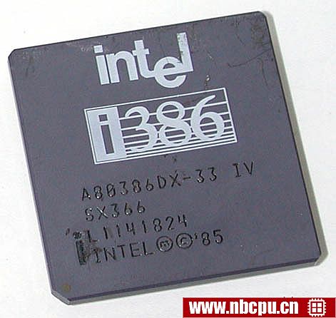 Intel A80386DX-33 IV