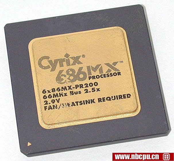 Cyrix 6x86MX-PR200 (66MHz 2.9V)