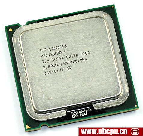 Intel Pentium D 915 - HH80553PG0724MN / BX80553915 / BX80553915R