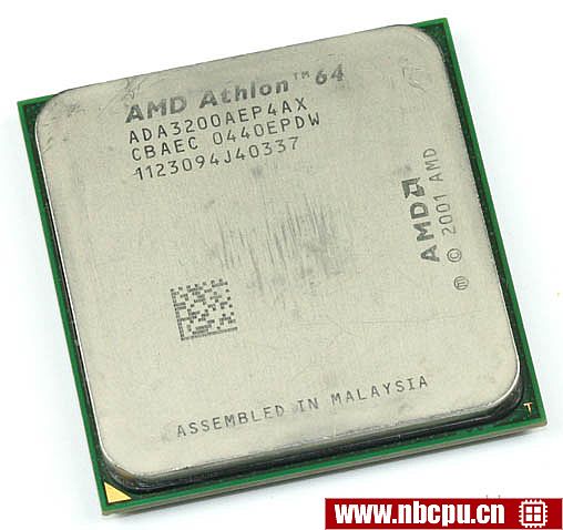 AMD Athlon 64 3200+ - ADA3200AEP4AX (ADA3200AXBOX)
