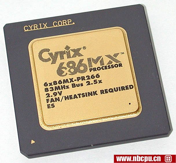 Cyrix 6x86MX-PR266 (83MHz 2.9V)