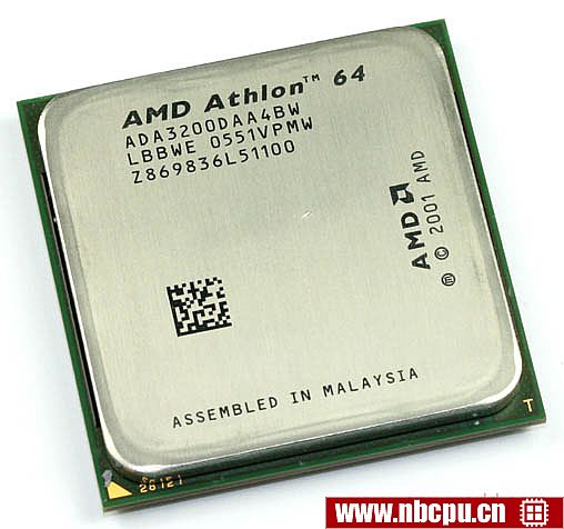 AMD Athlon 64 3200+ - ADA3200DAA4BW (ADA3200BWBOX)