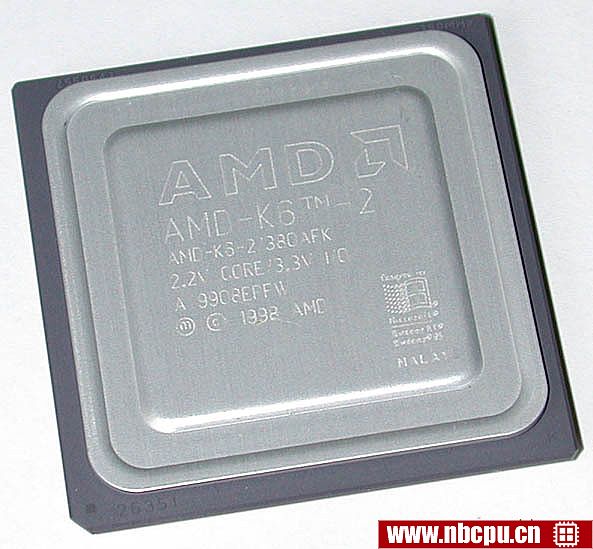 AMD Mobile K6-2-P 380 MHz - AMD-K6-2/380AFK