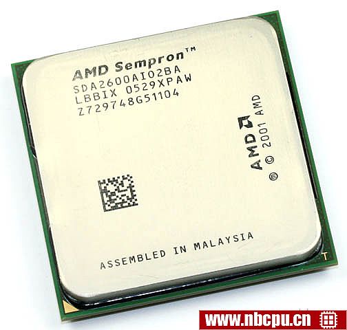 AMD Sempron 64 2600+ - SDA2600AIO2BA (SDA2600BABOX / SDA2600CVBOX)