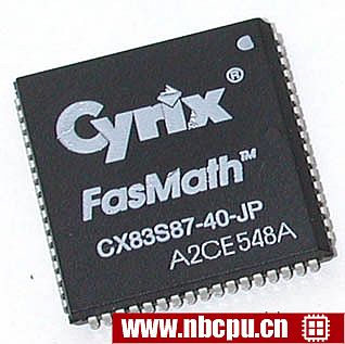 Cyrix FasMath CX83S87-40-JP