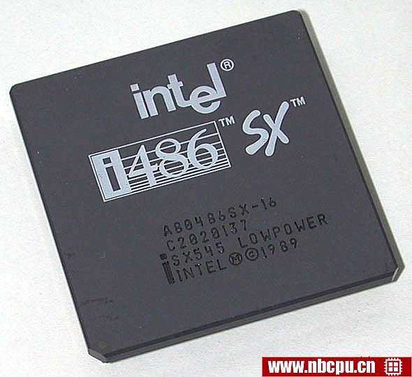 Intel A80486SX-16