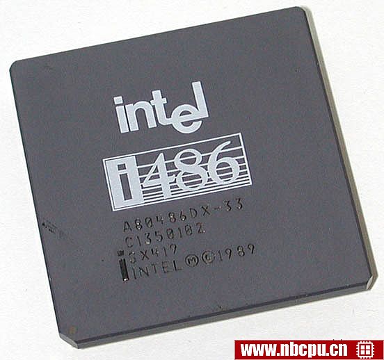Intel A80486DX-33
