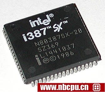 Intel N80387SX-20