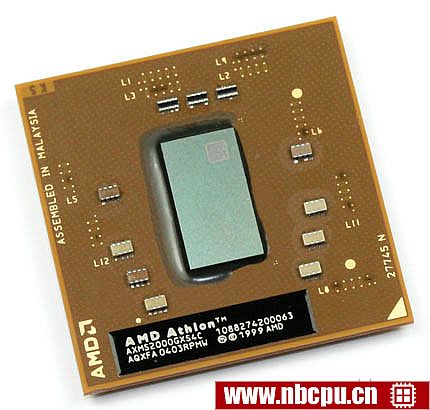 AMD Mobile Athlon XP-M 2000+ - AXMS2000GXS4C