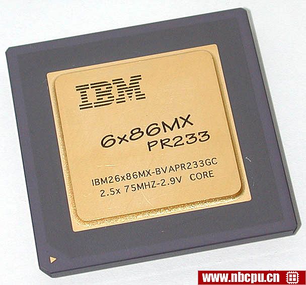 IBM 6x86MX-BVAPR233GC (75MHz 2.9V)